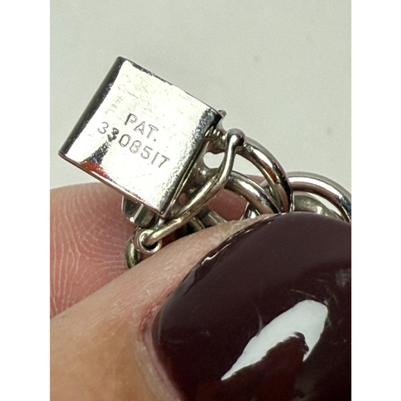 Vtg JACOBY BENDER JB 7.25" Silver Overlay Charm Bracelet Walt Disney Productions - Picture 3 of 7